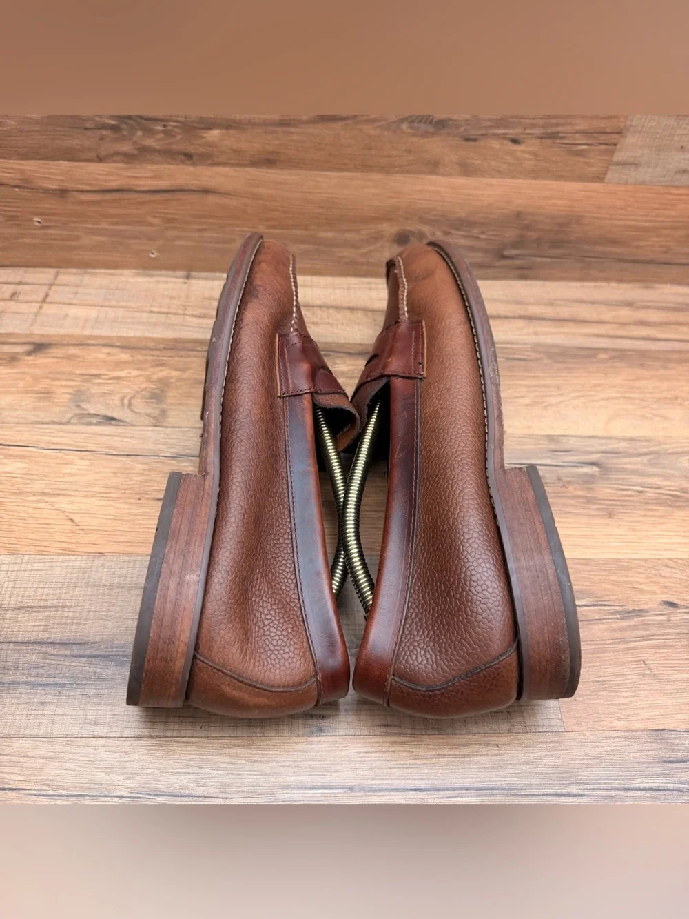 GH Bass Weejuns Leather Penny Loafers Size 13 Men Dark Brown Slip On Shoes